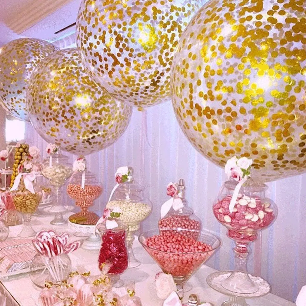 36 дюймов черный Пол раскрыть шар хороший подарок на день рождения|Украшения