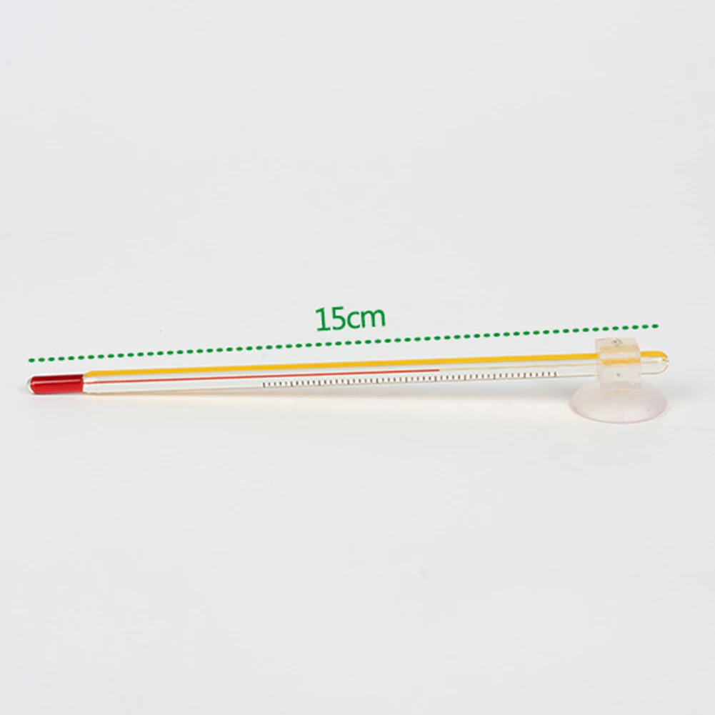 

Aquarium Thermometer Turtle Fish Tank Glass Temperature Meter Suction Cup