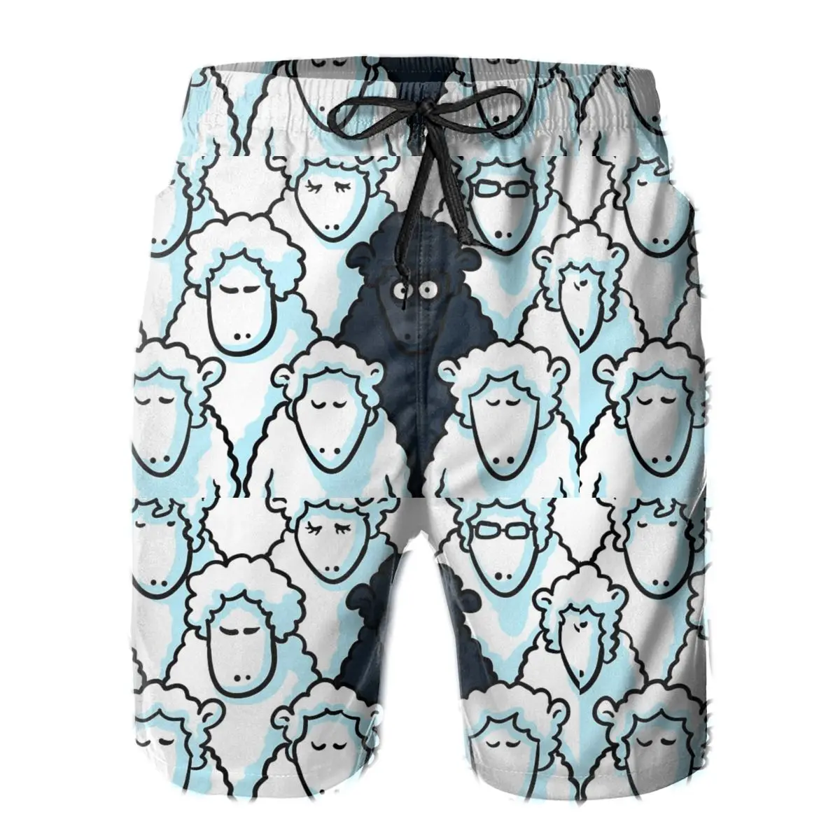 

R92 basketball You Are Different Sheep Shorts Breathable Quick Dry Humor Graphic Hawaii Pants