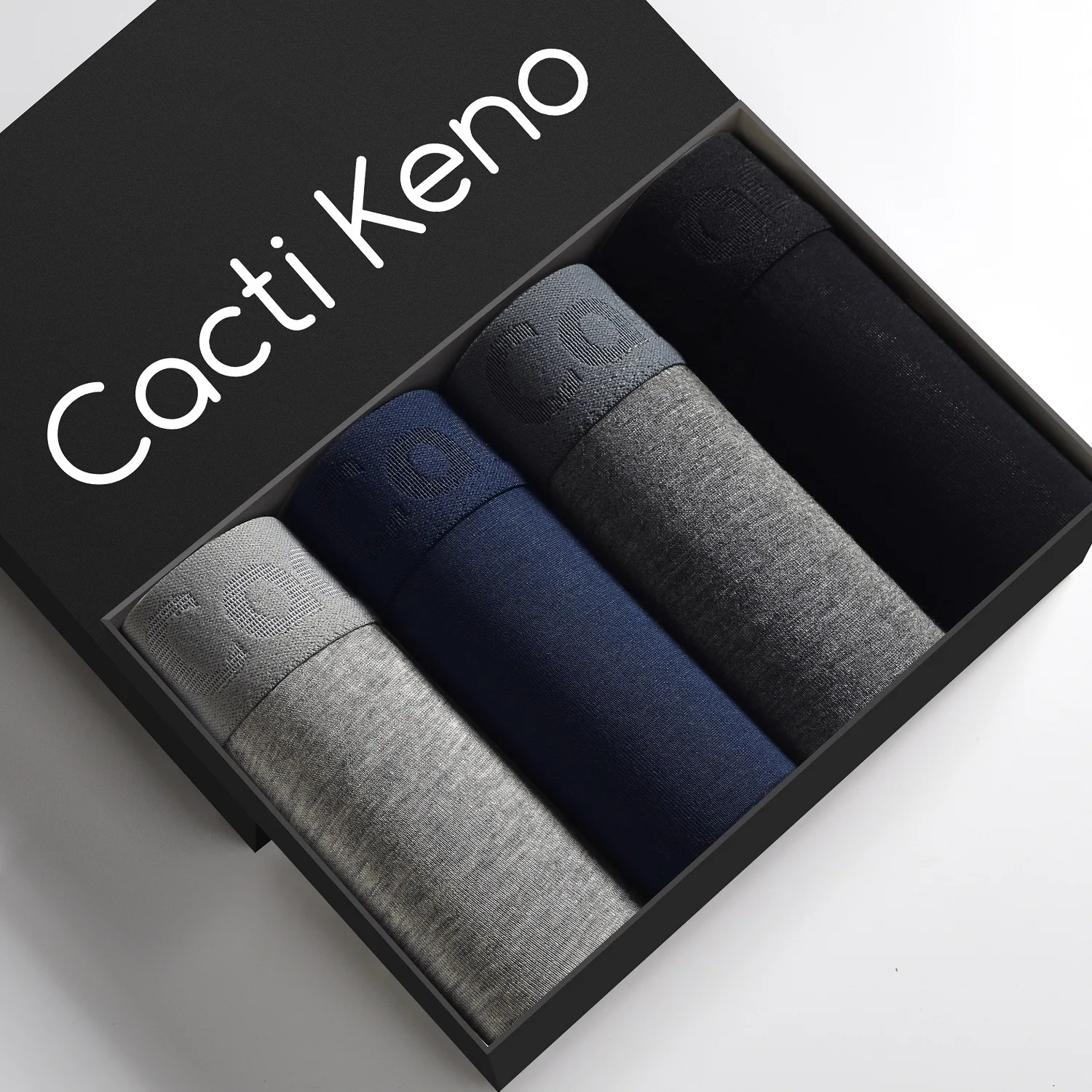 

4-Pcs Box Men's Underwear Modal Cotton Pants Pure Color Summer New Waist Breathable Sexy Comfortable Briefs Big Yards Boxers