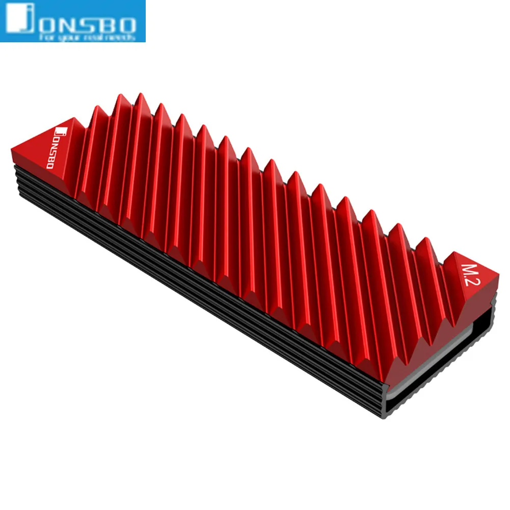 Теплоотвод Jonsbo M.2 2280 SSD NVMe M2 Твердотельный алюминиевый радиатор для жесткого