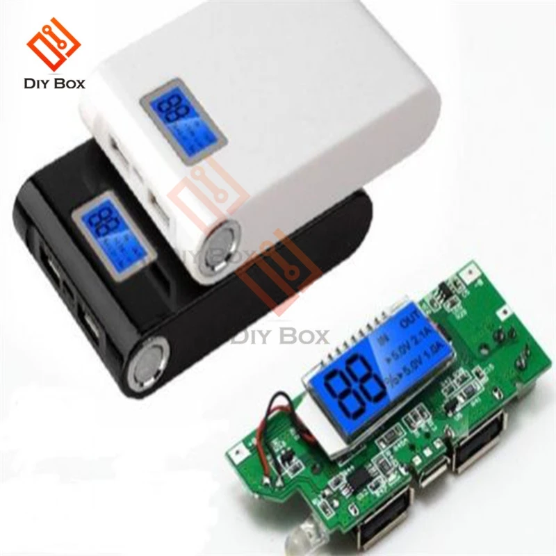 Двойной USB Мобильный Мощность банка аксессуары 18650 Батарея Зарядное устройство PCB