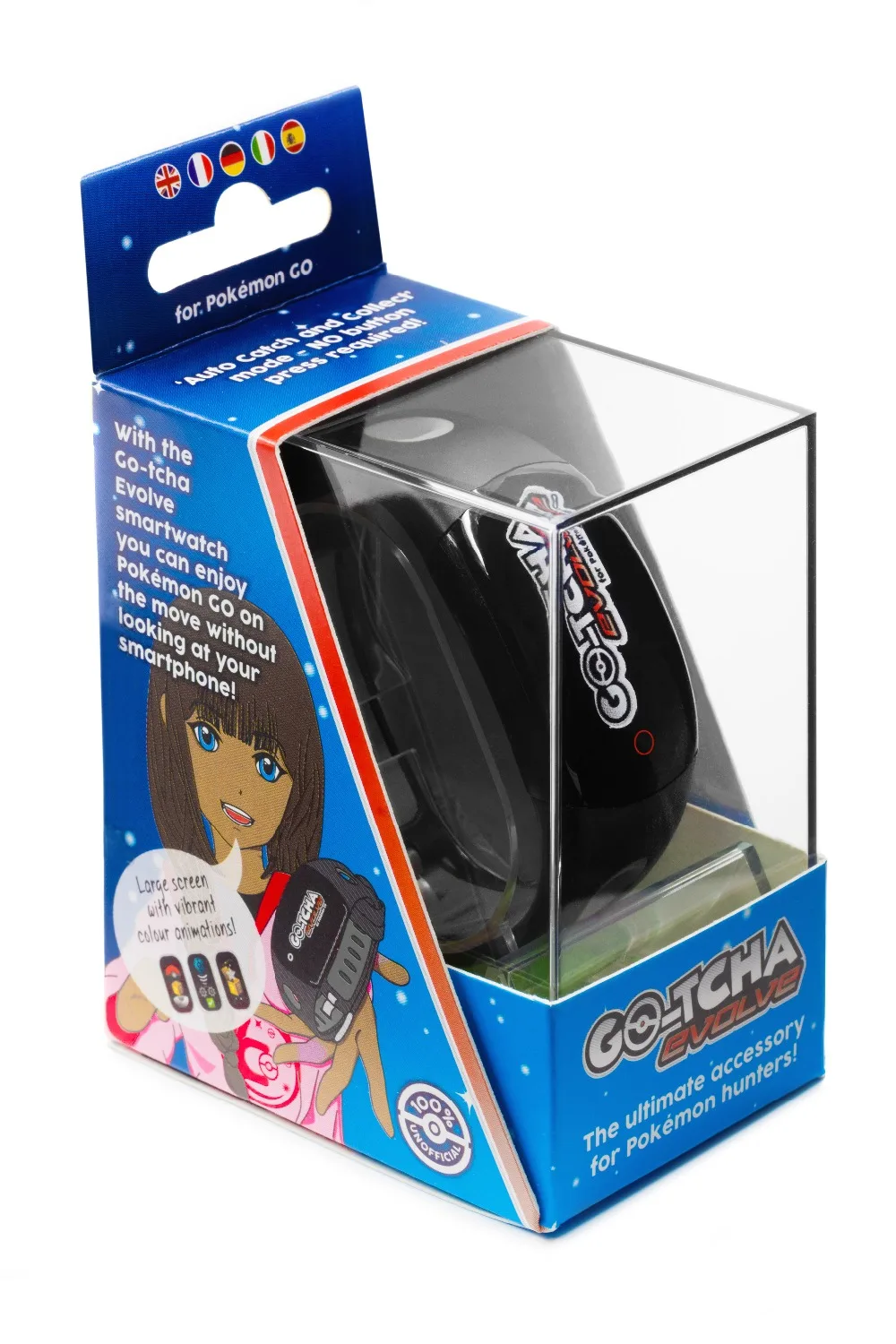 Datel Go-Tcha Evolve Смарт-часы браслет для Pokemon Go Plus Карманный Авто ловля для Bluetooth для IOS12/Android8.0