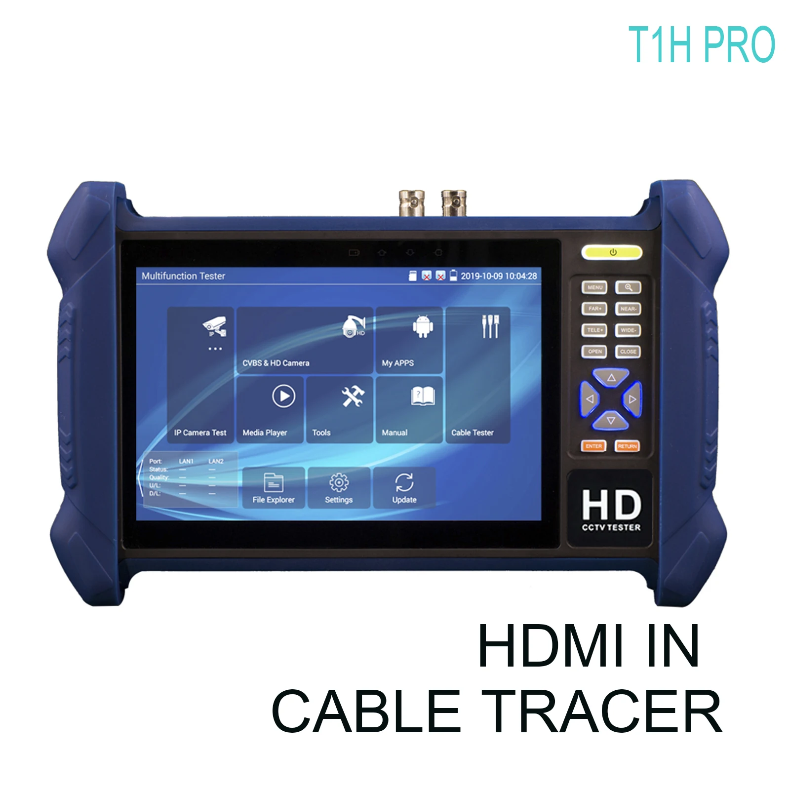 Профессиональный монитор для видеонаблюдения устройство проверки TVI CVI AHD SDI CVBS IP