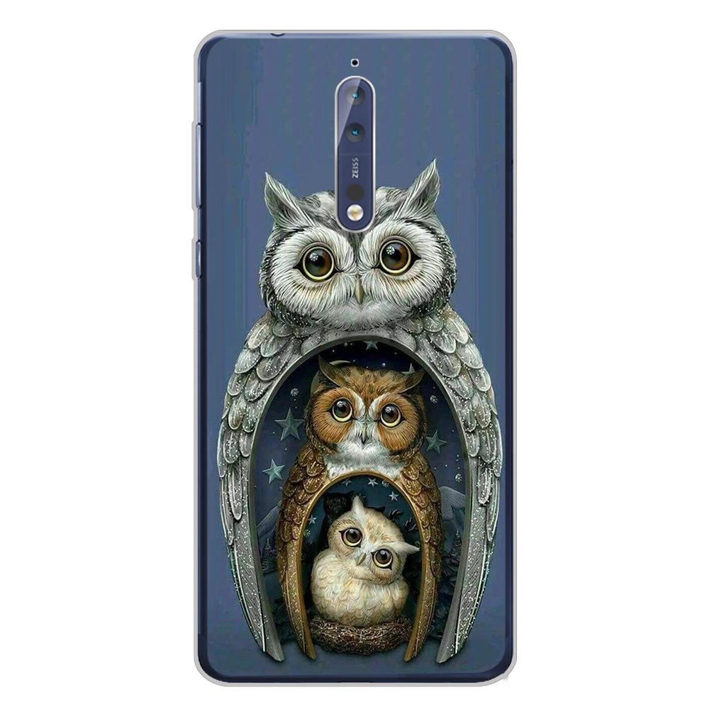 

Animal Owl Case for Nokia 5.3 5.4 3.4 2.4 1.4 2.3 2.2 6.2 3.2 4.2 For Nokia 3.1 6.1 5.1 7 Plus Soft TPU Phone Cases Cover Capa