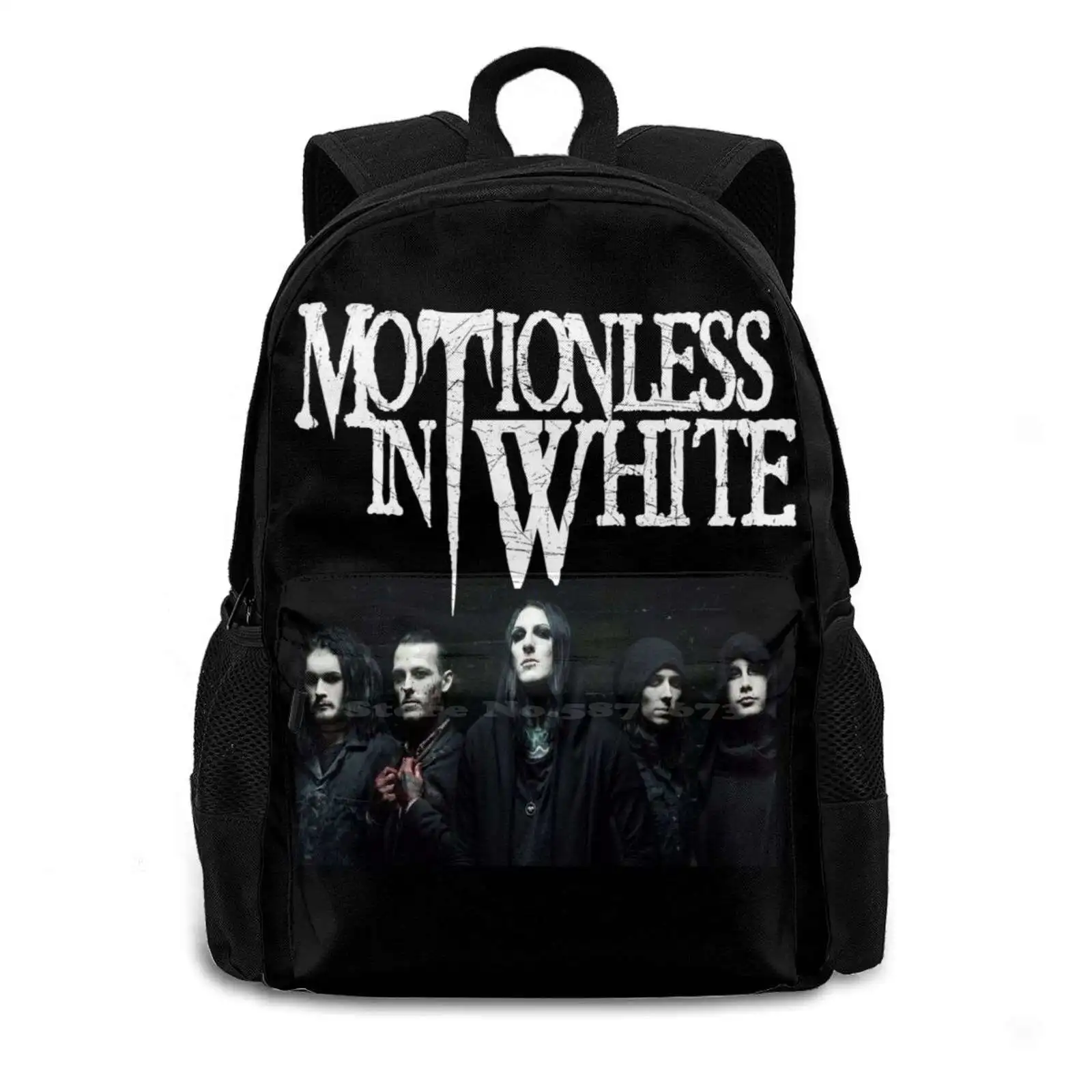 Motionless In White Школьная сумка Большой вместительный рюкзак для ноутбука Chris Miw Bands