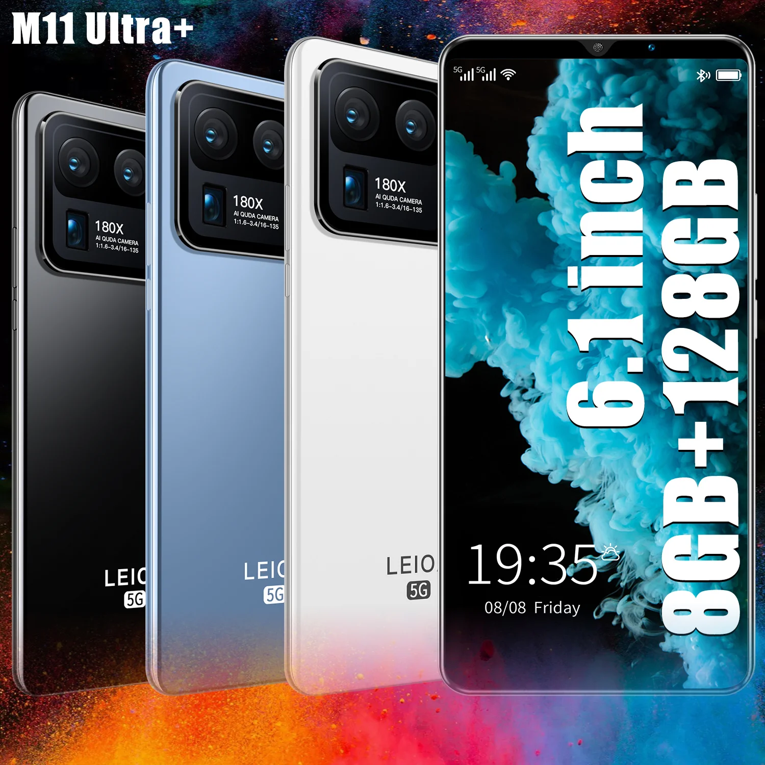 

2021, XIAOM11 Ultra 8 + 128 , 3040*1440, 6,1 , 4800 , 24 + 48 , , Android 10,0, SIM
