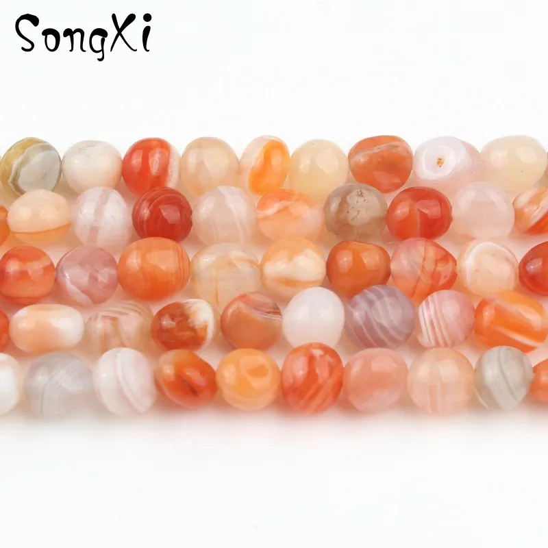 5-7 мм нерегулярные красные бусины из агатов Персидского залива натуральный