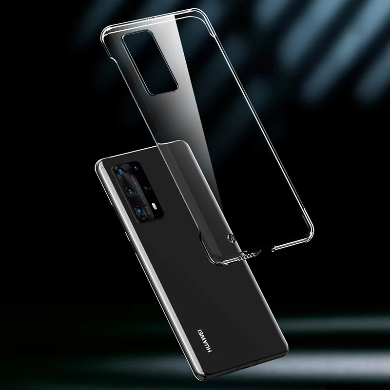frameless transparent case for huawei p smart z y9s y9 prime 2019 p20 p30 lite p40 pro plus mate 20x cover hard pc phone case free global shipping