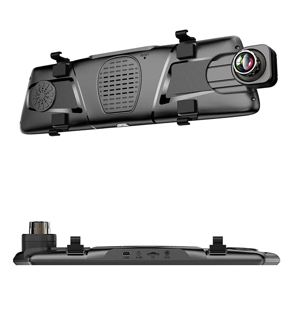 Anstar 10" 4G Android Mirror Car DVR 1080P Video Record GPS Navigation Dash Cam WiFi Dual Lens Registrar Auto Camera