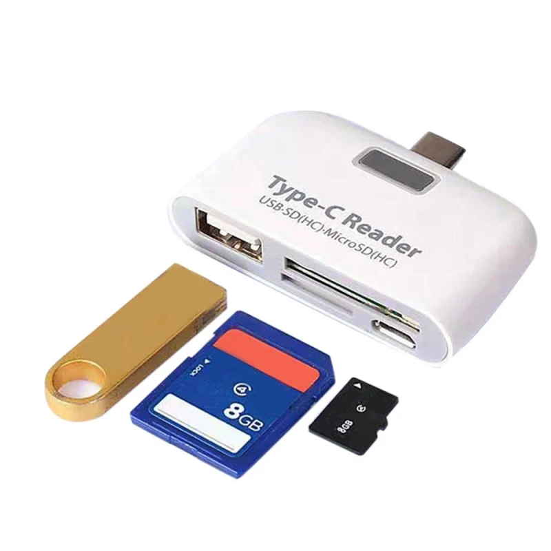 Новый многофункциональный Usb 3 1 адаптер для карт памяти type C Usb-c Tf Sd Otg карта Reade |