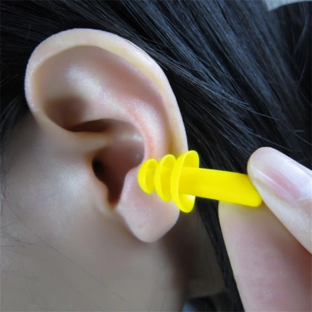 1Pair/3Pairs Spiral Waterproof Silicone Ear Plugs Anti Noise Snoring Earplugs Comfortable For Sleeping Reduction Accessory | Безопасность