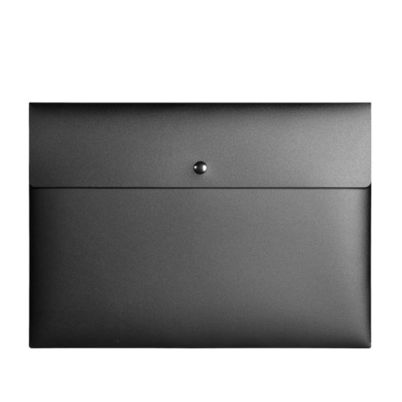 

High Quality Simple Business A4 File Folder Briefcase Document Bag Paper Folder Organizer Black White Transparent Color