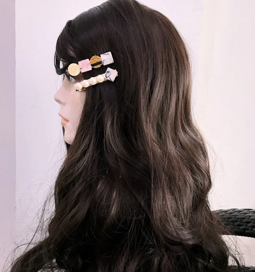 Подходящая правая жемчужная заколка для волос заколки стильные украшения краба