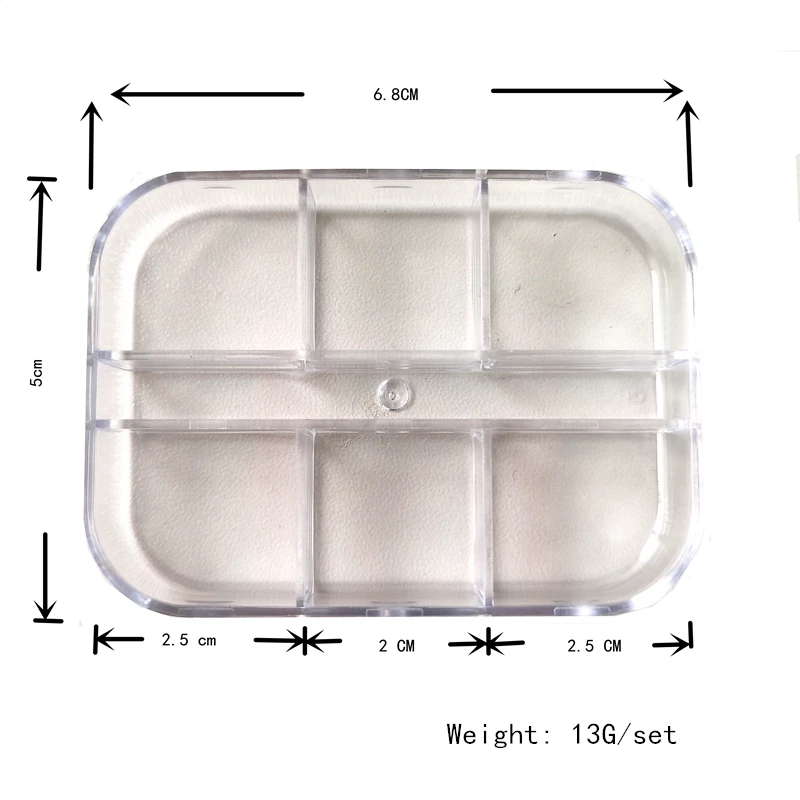 

Nail art Glitter Box for Nall art packing