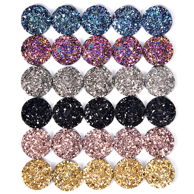 50 шт./компл. 12 мм каучуковый купол Кабошон сделай сам скрапбукинг Ювелирные