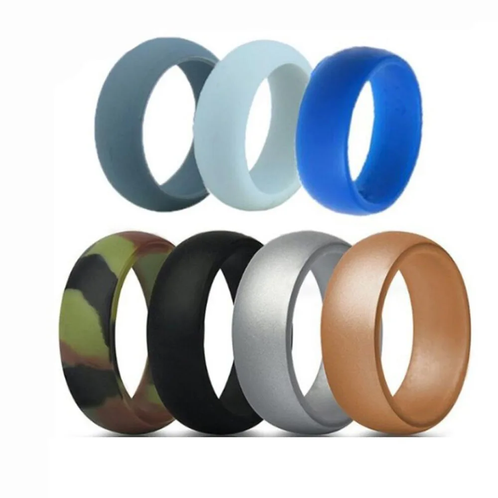 6 12 Размер Гипоаллергенное для кроссфита гибкие резиновые кольца 8 мм пищевой