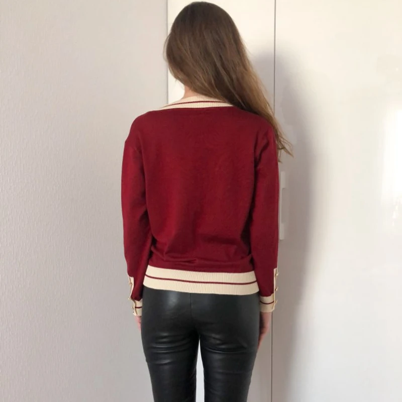 

Spring Autumn Women Cardigan Sweater Fashion Knitted Outwear Coat V Neck Open Cardigans Casual Female Sweater Top