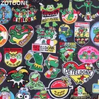 Oeteldonk, эмблема лягушки, карнавал для Нидерландов, эмблемы, наклейки с вышивкой, термоклейкие наклейки для одежды