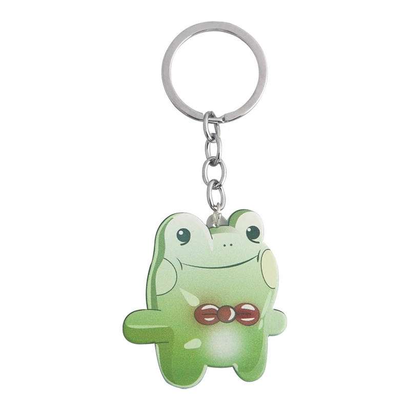 

Trendy Anime Killing Stalking Acrylic Keychain Small Frog KeyChain For Women Men Kids Children'S Day Jewelry