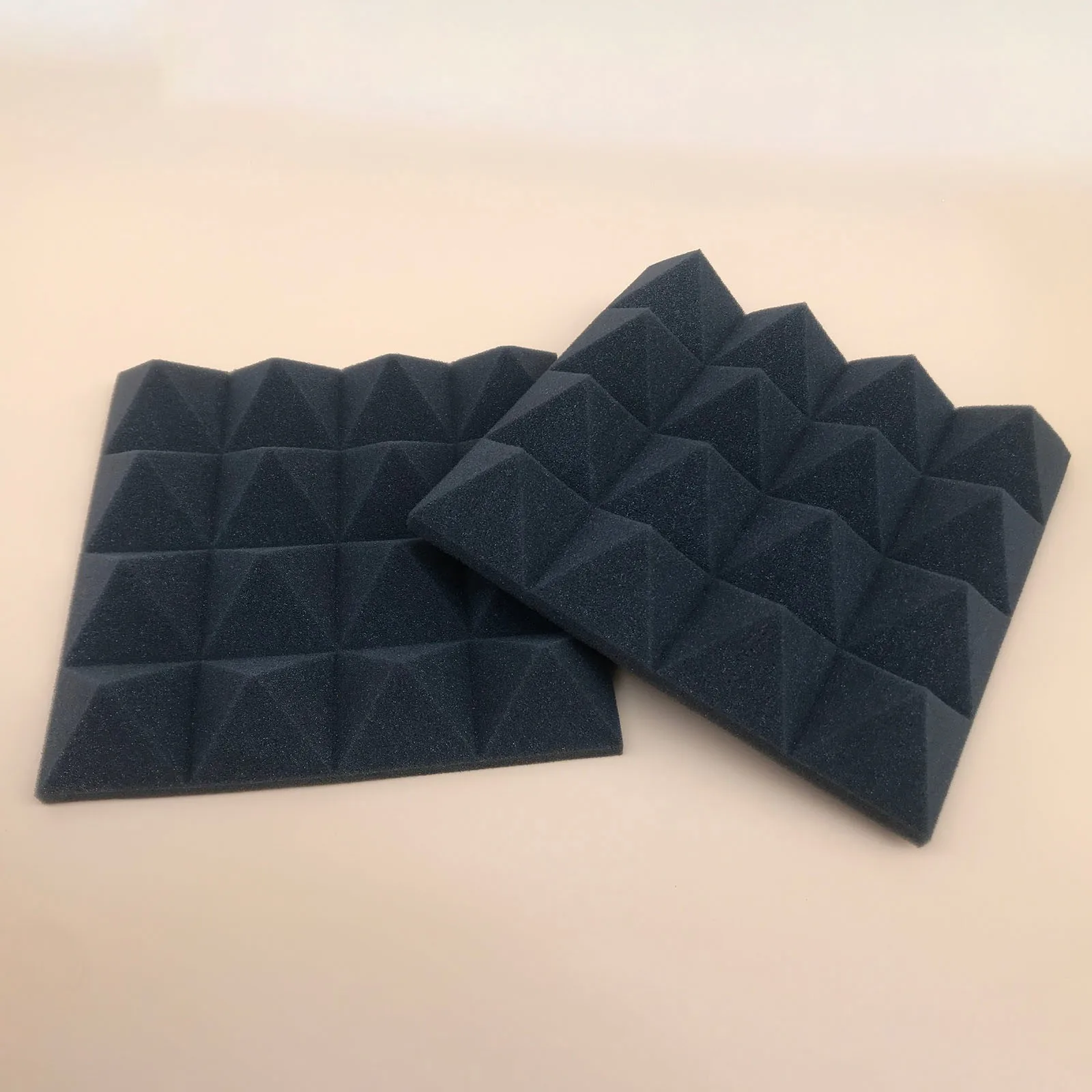 

24 Pcs Red&blue Soundproof Foam Acoustic Foam Panel Sound Stop Absorption Room Absorption Treatment Wedge Protective Sponge New