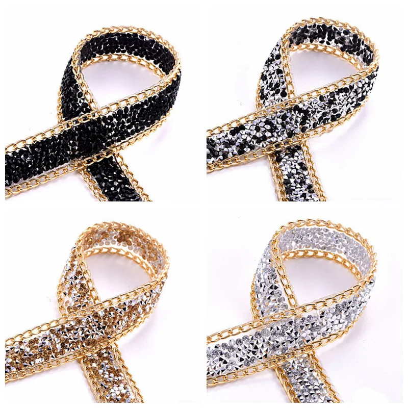 Pulaqi металлические стразы ленточная цепочка узор из стразов Стразы для одежды