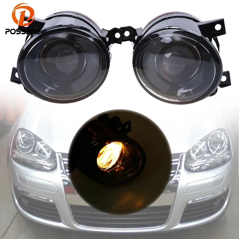 POSSBAY левая/правая передняя выпуклая линза противотуманная фара