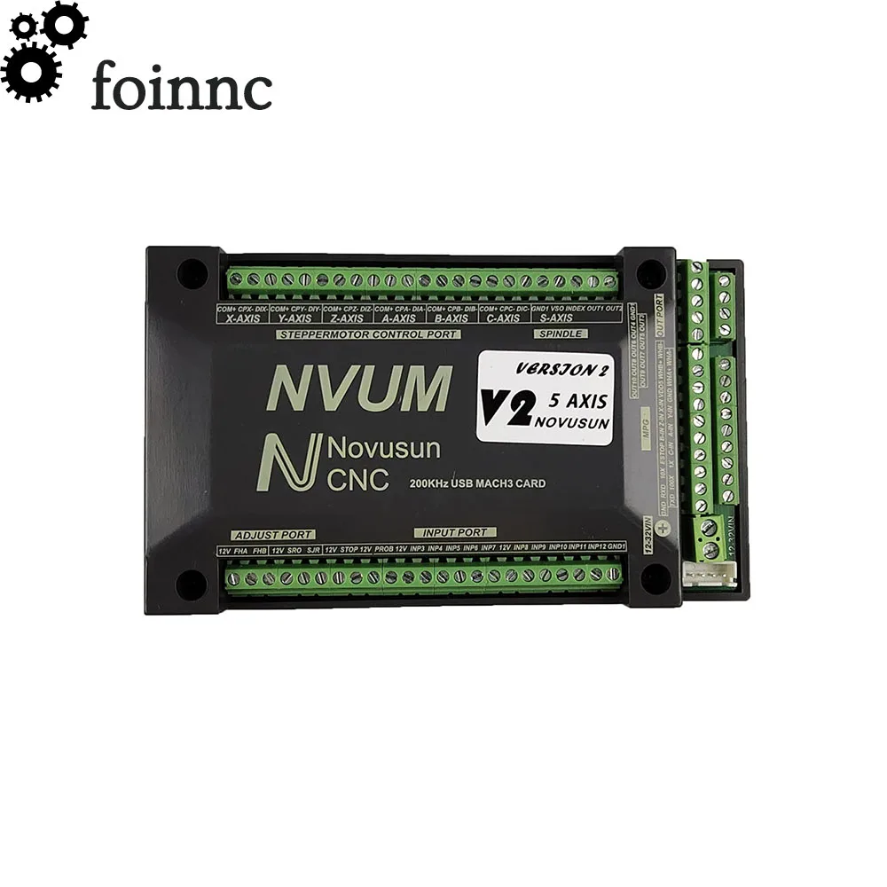 USB-карта Mach3 200 кГц NVUM 3/4/5/6 axis CNC motion controller Slave funct для шагового двигателя