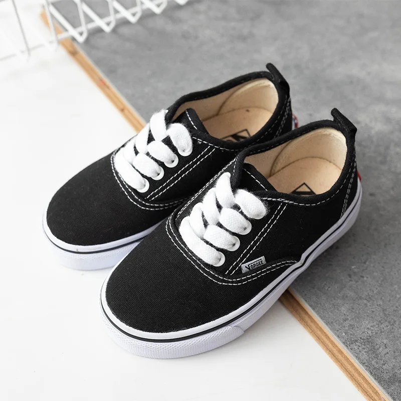 

Children Canvas Shoes for Kids Sneakers Breathable New Black 2020 Fashion Toddler Girl Shoes Boys Casual Canvas Shoes D06295