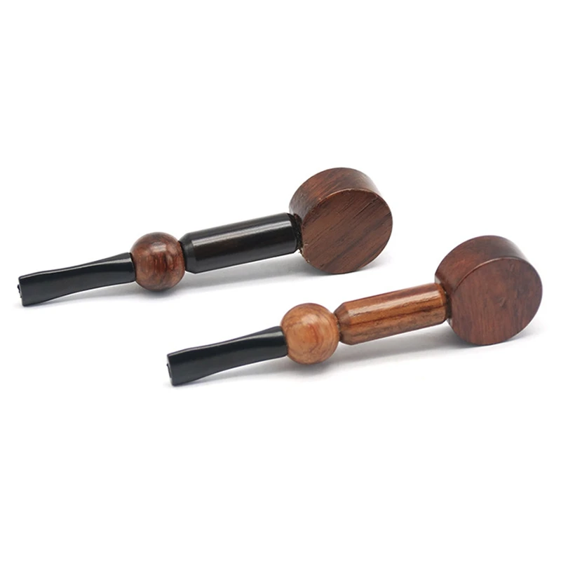 Необработанные деревянные Мини трубы вращающаяся портативная креативная