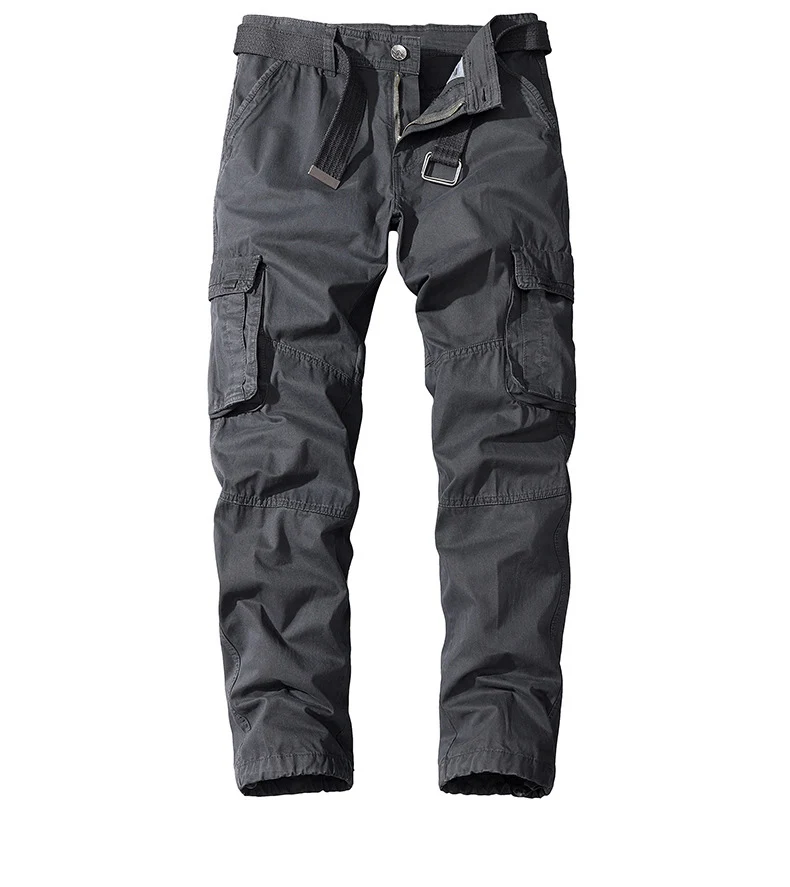 Men's cotton trousers trousers men's outdoor military work pants multi-pocket fashion trousers for men