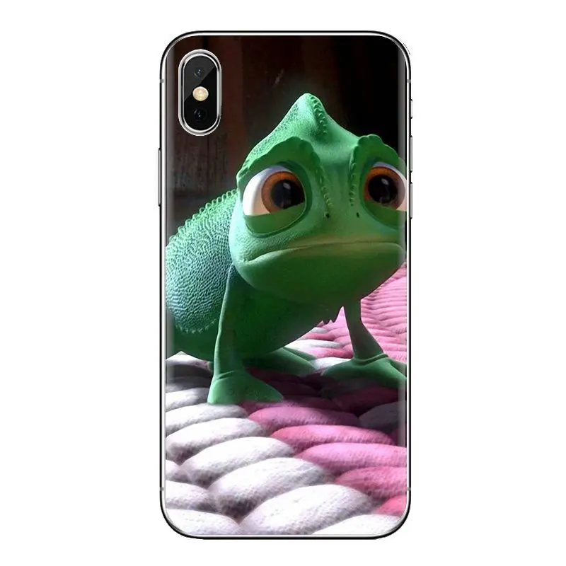 Рапунцель Хамелеон Паскаль прозрачный мягкое покрытие кожи для huawei Коврики Honor 4C