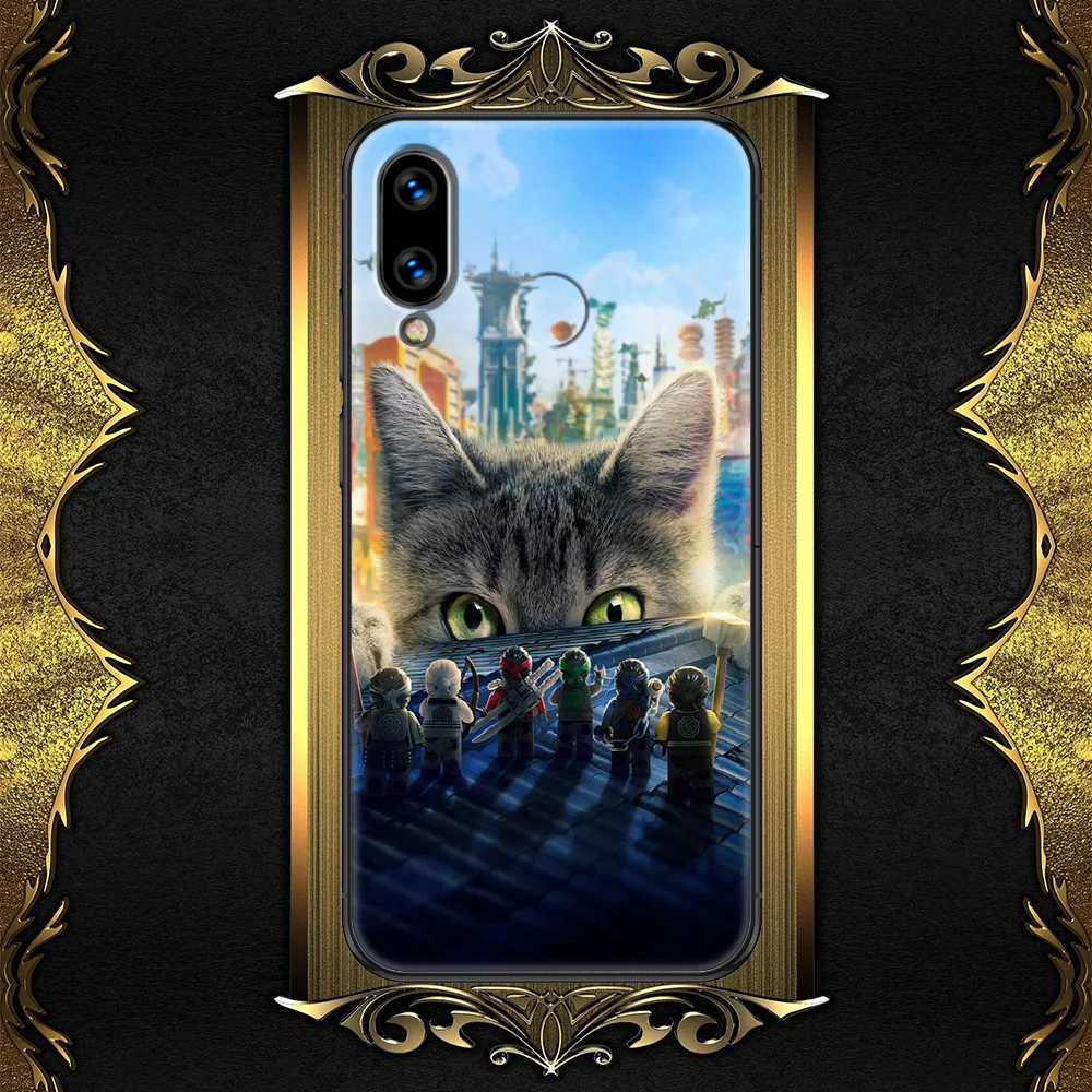 

Building Blocks LEGOES-compatible Phone case For Huawei Honor 6 7 8 9 10 10i 20 A C X Lite Pro Play black pretty waterproof