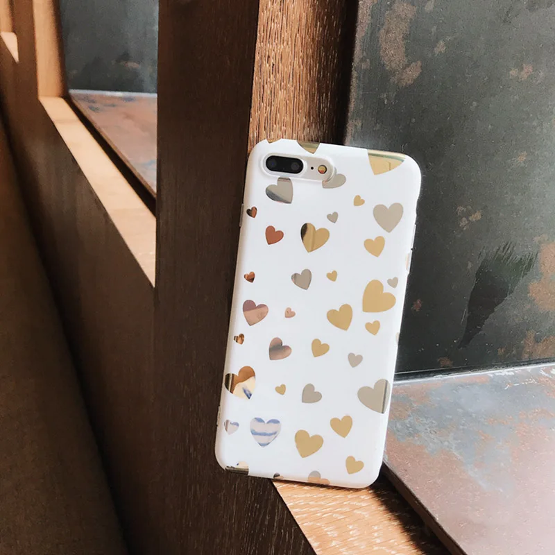 Милый зеркальный чехол для телефона с сердечком для iphone X XR XS MAX чехол для iphone 11 Pro max 6 6s 7 8 plus задняя крышка роскошный мягкий чехол s