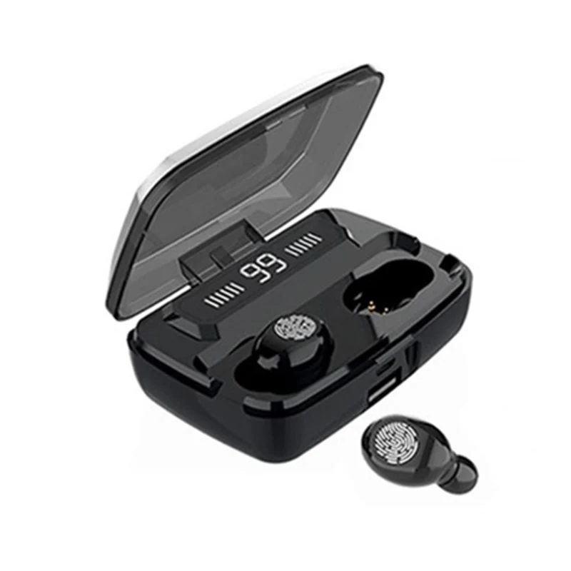F9 беспроводные наушники TWS Bluetooth 5.0IPX7 водонепроницаемые контактные для спорта и