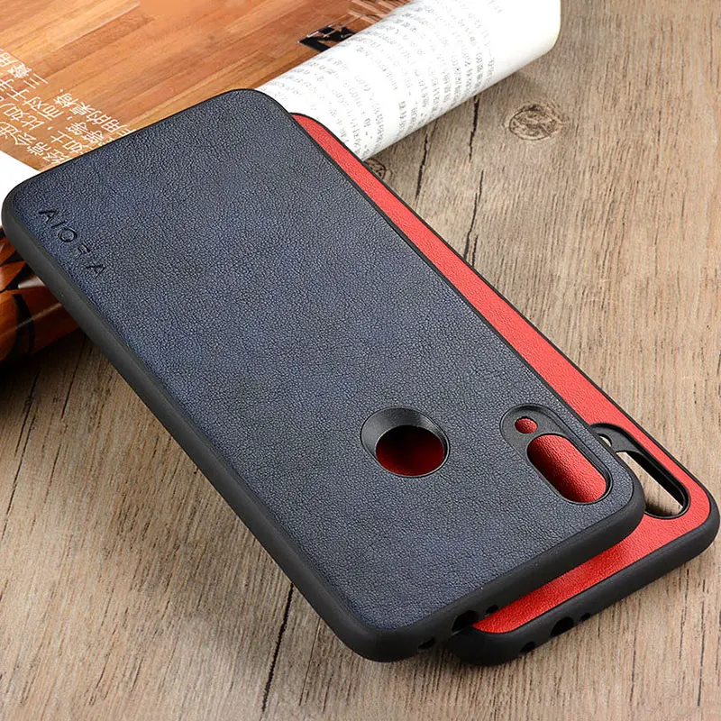 Чехол для Xiaomi Redmi note 7 8 8T pro роскошный винтажный кожаный чехол с мягким силиконовым