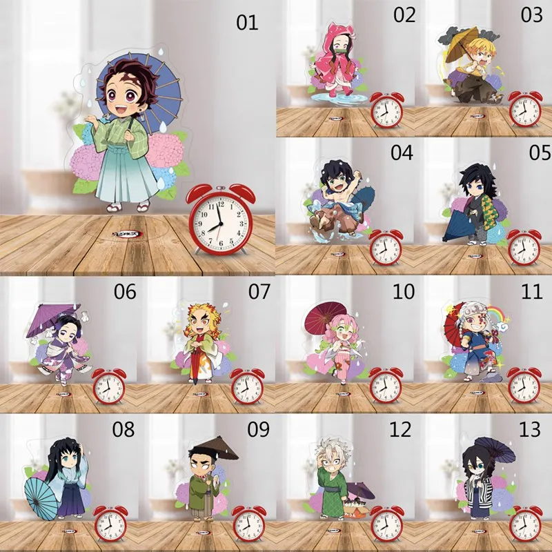 

Holder Fans Collection Gifts Demon Slayer Kimetsu no Yaiba Nezuko Kamado Tanjirou Kawaii Acrylic Stand Figure Model Plate