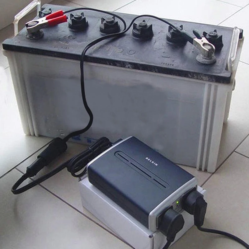 Автомобильный зажим для аккумулятора 100 Вт Электрический воздушный насос Мощный