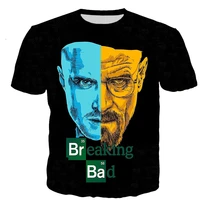 hot selling breaking bad mens t shirt summer fashion 3d printing casual loose style comfortable streetwear oversized t shirt 6x