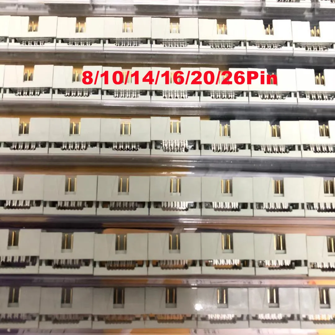10 комплектов диаметры 2 54 мм разъем ISP JTAG Ox Horn Plug серый цвет 8/10/14/16/20/26/30/34/40/50/60/64Pin DC3