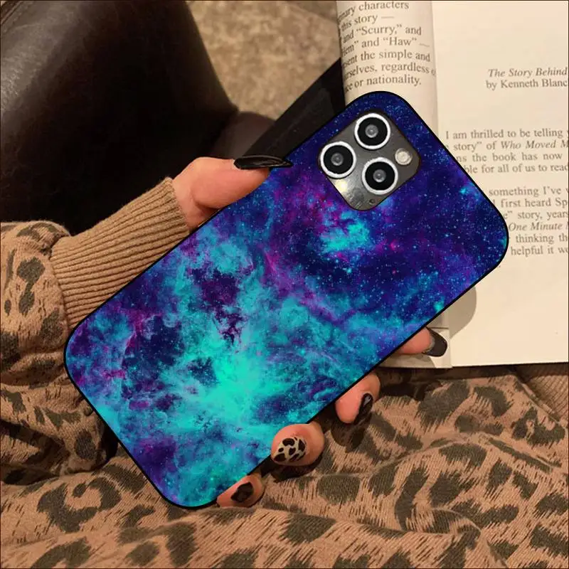 Цветной чехол для телефона galaxy universe iPhone 11 12 13 mini pro XS MAX 8 7 6 6S Plus X 5S SE 2020 XR - купить по