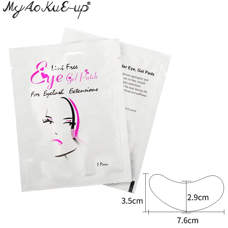 500 пар женские накладки под глаза патчи для наращивания ресниц бумажные наклейки