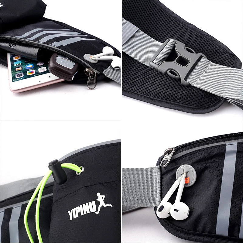 Marathon Running Bag Belt Trail Waist Bag For Phone Holder Sport Fanny Pack Man Woman Fitness Waterproof Waist Pack Water Bottle