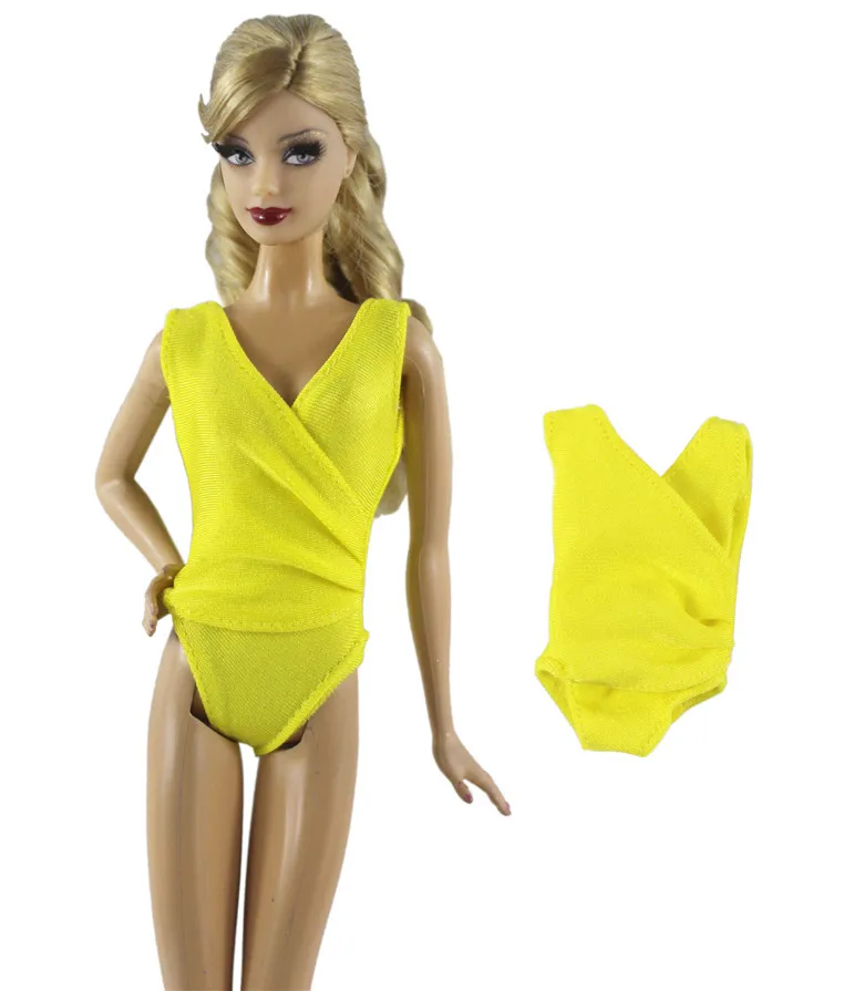 Not Include Doll NK MIx стиль купальники для кукол пляжная одежда для купания Модный Купальник бикини для куклы Барби аксессуары Игрушки для малышей NA0 JJ 6X - Цвет: Not Include Doll