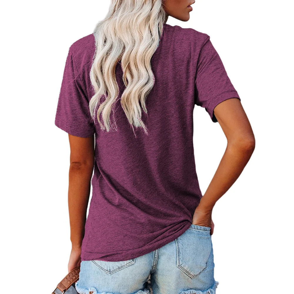 

Carney top cactus print crew neck short sleeve T-shirt