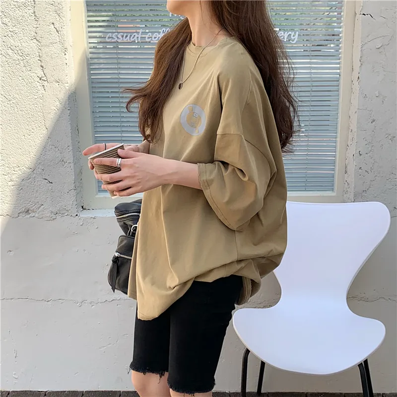 

Cheap wholesale 2021 spring summer autumn new fashion casual woman t-shirt lady beautiful nice women Tops female Vy1458