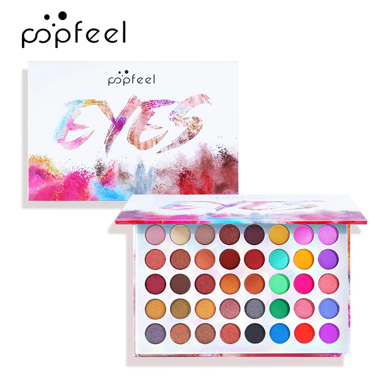 POPFEEL базовый набор косметики KIT005 (тени для век губная помада бровей BB крем пудра
