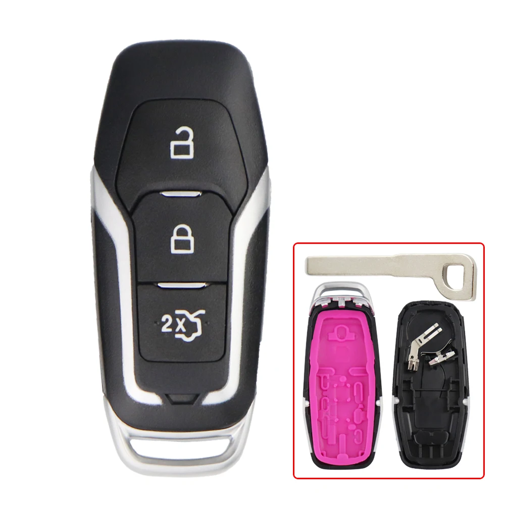 YIQIXIN 3/4/5 кнопки дистанционный Автомобильный ключ корпус для Ford Focus Edge S Max Mondeo Ka