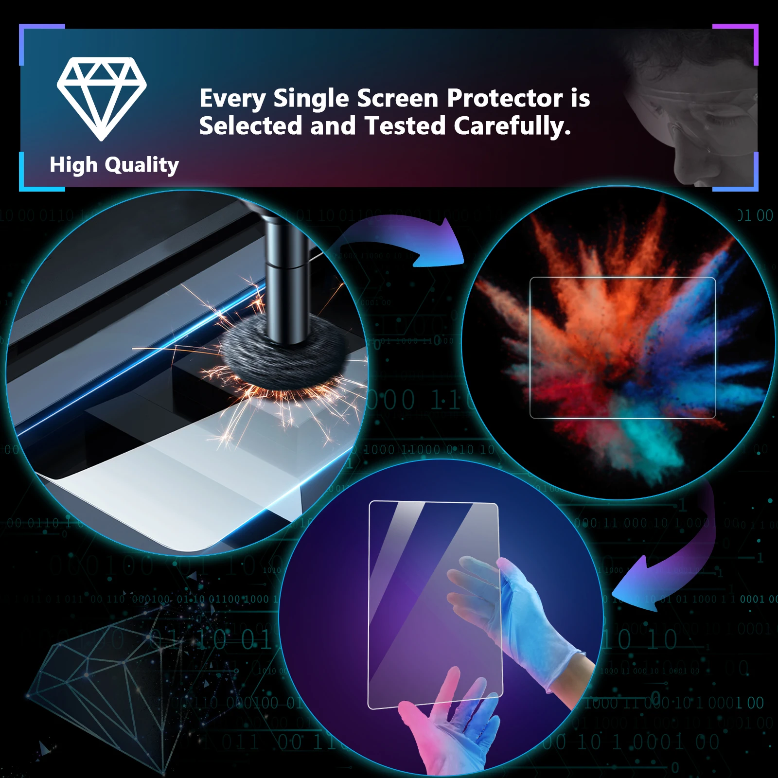 ruiya car screen protector for civic 10th 2019 2020 gps navigation center touch display screen auto interior protect accessories free global shipping