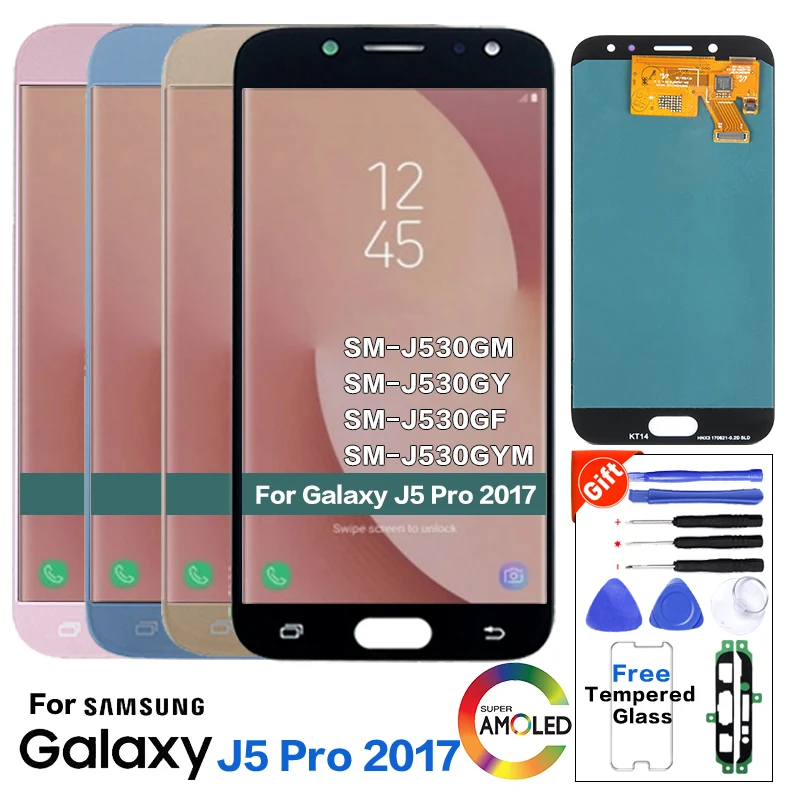Оригинальный ЖК-дисплей для samsung Galaxy J5 Pro 2017 J530 SM-J530F сенсорный экран дигитайзер J530Y